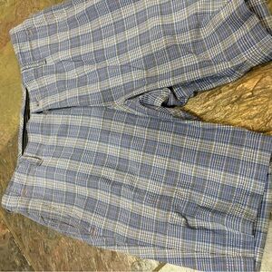 Tommy Bahama Blue and White Plaid Shorts